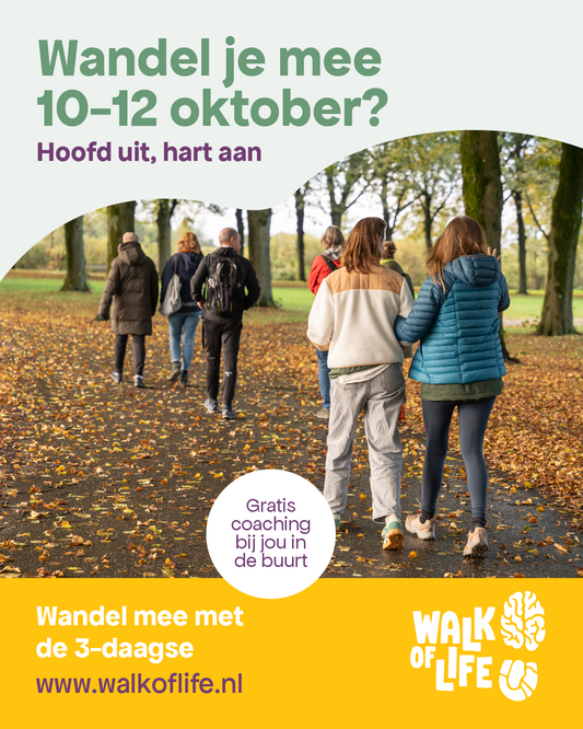 Wandel mee met de Walk of Life deze herfst  10 t/m 13 oktober 2025